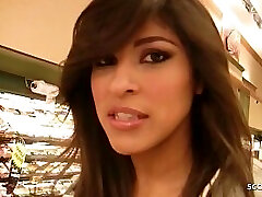 Extrem Hairy Pussy Latina Teen Converse to Bang at Pick Up Casting