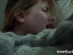 cute submissive blonde gets all her fuck holes used