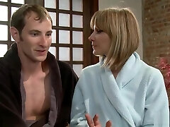 Madeline uses her strap-on on him