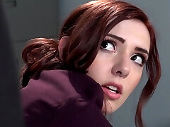 Redhead Doll Railing A Massive Dick Hardcore In The Office