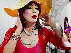 Sissy niclo sexy make-up masturbation 14