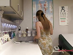 Pregnant Hotties Nova Maverick & Ashley Grace Get A Vibrating Exam in Doctor Tampa's Office , At GirlsGoneGynoCom