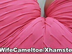 Large cameltoe and micro brief