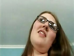 ugly wooly teenager with glasses