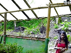 Stunning Teen18+ Farmhouse Malkin Sudipa wants Hardcore Tear Up Outdoor ( Hindi Audio )