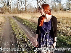 German teen first-ever Time naked Outdoor