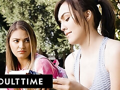 ADULT TIME - College Student Freya Parker Falls For Her Shy G/g Schoolteacher Gizelle Blanco