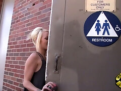 Beautiful Blonde With Gorgeous Butt Gets Superb Sex With Gloryhole Salami