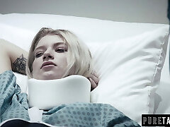 Arya Fae may have a cracked arm, but she still wants some salami