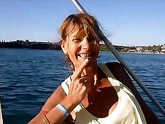 in vaca on a boat near Marseille