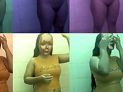 Hot Puja – ultra-kinky Bengali Model with natural hooters fucking under water and showering with Husband