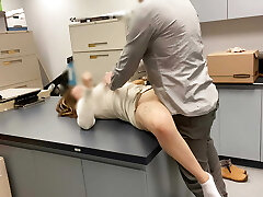 Hot secretary gets fucked in copy apartment
