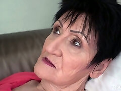 Brief haired experienced whore Anastasia gets mature cunt drilled well