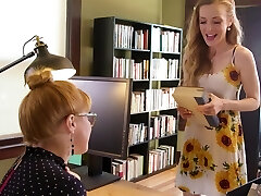 Mature lady teaches two college girls all about woman pleasures