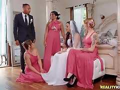Bride to be Whitney Wright gets her make-up messed up while screwed hard