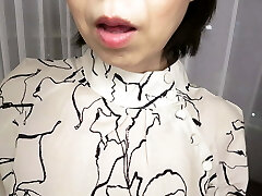 Japanese GILF takes rock hard cock after shower
