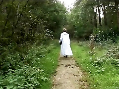 brit trophy wife in the woods