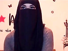ninja-girl shows bosoms and bottom