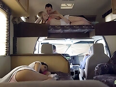 Fantastic steamy FFM three-way with a crazy slutty chick Katya Rodriguez
