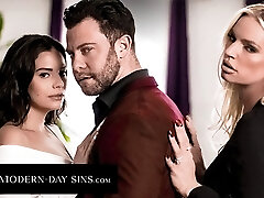 MODERN-DAY SINS - Cheating Husband Fucks Sneaky Domina In Secret While Wife Waits In Other Room