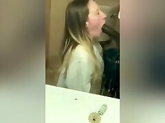 Snow Bunny - Swallows Big Black Cock