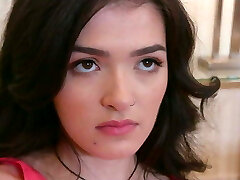 Hot step sister helps brother-in-law cum