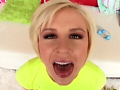 Skinny Platinum-blonde Kelly Klass Always Ready For A Big Ass-fuck Gape