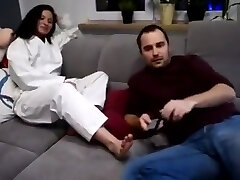 Karate foot humiliation