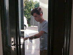 MILF - Tattooed MILF Punishes And Boinks A Pervy Trespasser