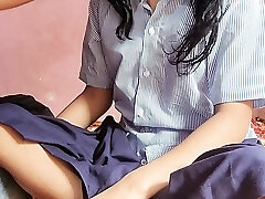 Student kavita bj's small cock of teacher and gets fucked by him