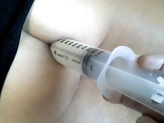 Enema with hot milk, Real audio, Victim subjected to punishment