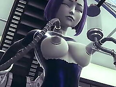 Raven fell in Cyborg'_s trap