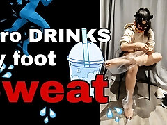 My Sub Drinks My Foot Sweat After a Long Workout Femdom Training Zero Miss Raven FLR Humiliation Fetish Licking Ass