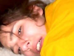 I fucked a skinny teen doggie on my sofa