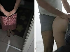 He the janitor's wifey in the empty apartment