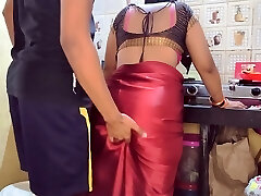 Part 2 , Indian sexy step-mother caught by stepson while talking to her boyfriend