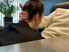 Secretary Sucks And Fucks Her Boss To Save Her Job