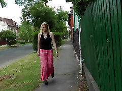 Blonde Milf With Cute Pussy Suffering the Lash