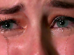 Bangable ample student gets her bald pussy tickled with mini vibrator