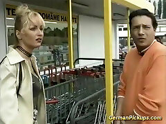 german milf picked up for very first time anal video