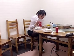 Bondage In Restaurant