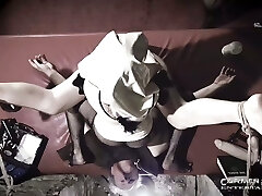 Kinky obedient dude is restricted and anal masturbated by dominant Carmen Rivera