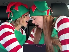 As Horny Elves Spunking In Drive Thru With Remote Controlled Vibros / 4k With Serenity Cox And Nadia Foxx