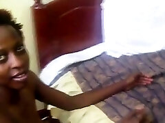 Horny Black African Assistant Fucks Coworker
