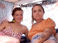 Ladies Out West - Hairy cuties enjoy rimming and cunnilingus