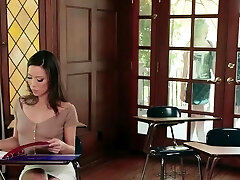 Kalina makes her student eat her vagina