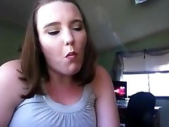 Angel - Retro Smoke / BBW red-haired smokes More 120's with pretty gold plows