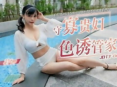 Lustful Asian wifey lured Housekeeper while Husband was not at home - Cockold husband