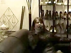 Domme shows her high heels