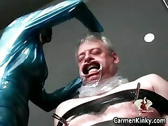 Two hot ultra-kinky sexy body latex MILF babes part4